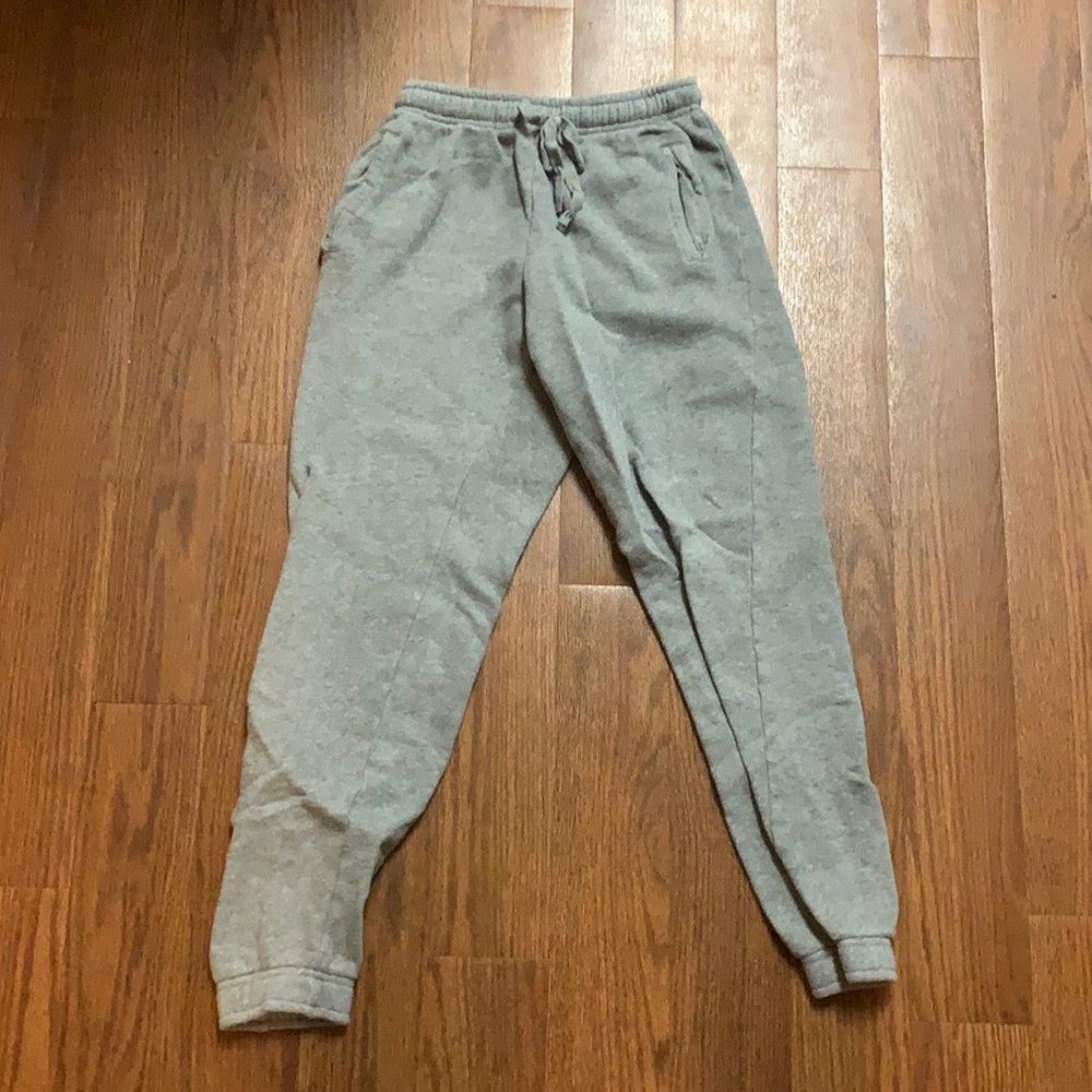 Grey sweatpants